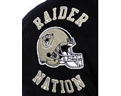 Mitchell & Ness - NFL Blackout Collection Varsity Jacket Oakland Raiders - Black
