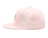 Kšiltovka Reflection Luxury Shine Loud Snapback - Baby Pink/ White