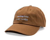 8by8 Dadcap - "running late is my cardio" - Brown/Sky Blue