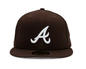 New Era - MLB Seasonal 59FIFTY - Atlanta Braves - Burnt Wood - Brown