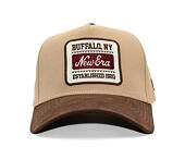 Cap New Era - Branded Suede Patch 9FORTY A-Frame - Camel