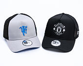 Cap New Era -  Reflective 9FORTY Trucker - Manchester United FC - Black