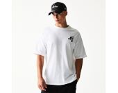 Tee New Era - Floral Graphic Oversized Tee - White