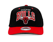 Cap Mitchell & Ness - NBA Team Arch Snapback - Chicago Bulls - Black / Red