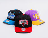 Cap Mitchell & Ness - NBA Team Arch Snapback - Chicago Bulls - Black / Red