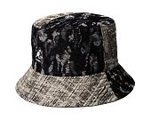 Bucket Hat Kangol - TRENDS PACK - Denim Mashup Bucket - Black Topstitch