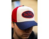 Kšiltovka Von Dutch - Trucker - Classic Logo - Beige/Navy/Red