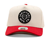 Cap Brixton - Crest MP Snapback - Off White/Rush