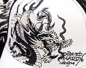 Cap Ed Hardy - Mono Giant Dragon Twill Front Mesh Trucker - White/Black