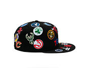 Cap New Era - NBA All Over Logo 59FIFTY - Black