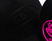 Cap Von Dutch - Trucker - Rubber Logo Black/Black