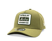 Cap New Era - Branded Buffalo Patch Linen 9FORTY A-Frame - New Olive