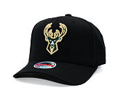 Cap Mitchell & Ness  - NBA Classic Red Snapback Custom Patch - Milwaukee Bucks - Black