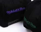 Cap Mitchell & Ness  - NBA Classic Red Snapback Custom Patch - Los Angeles Lakers - Black
