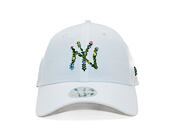 Womens Cap New Era - MLB Floral Infill 9FORTY - NY Yankees - White