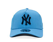 Kids Cap New Era - MLB Essential 9FORTY A-Frame Trucker - NY Yankees - Blue / Ocean Blue