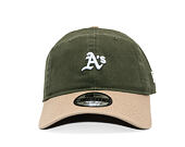 Cap New Era - MLB Mini Logo Washed Contrast 9TWENTY - Oakland Athletics - New Olive / Camel