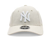 Kids Cap New Era - MLB Linen 9FORTY M-CROWN - NY Yankees - Stone / White