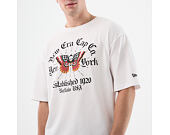 Tee New Era - Branded Oversized Graphic Tee - White