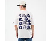 Tee New Era - MLB Cap Graphic Oversized Tee - NY Yankees - White