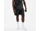 Shorts New Era - Branded Print Mesh Shorts - Black
