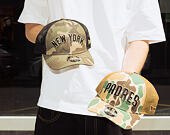 Cap New Era - MLB Wordmark Camo 9FORTY M-CROWN - NY Yankees - Woodland Camo