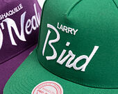Cap Mitchell & Ness - Player Script Hwc - NBA - Boston Celtics - Larry Bird - Green