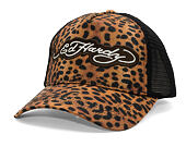 Cap Ed Hardy - Leopard Print 5 Panel Trucker