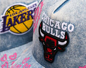Cap Mitchell & Ness - Painted Love - NBA - Chicago Bulls - Light Blue