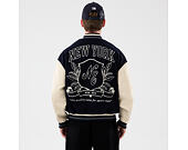 Jacket New Era - Branded Oversized Varsity Jacket - Navy