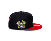 Cap New Era - MLB IMAGE DROP Cooperstown Icon 59FIFTY - Atlanta Braves - Navy / Scarlet