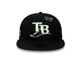 Cap New Era - MLB IMAGE DROP 59FIFTY - Tampa Bay Rays - Black