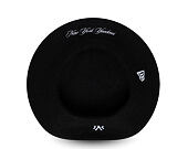 Womens Beret New Era - MLB Wool Script Beret - NY Yankees - Black