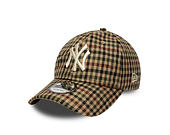 Cap New Era - MLB IMAGE DROP Water Repel Checker 9TWENTY - NY Yankees - Stone