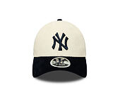 Cap New Era - MLB Cord 9FORTY M-CROWN - NY Yankees - Cream / Navy