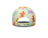 Kids Cap New Era - Branded All-Over Dino Print 9FORTY - Cream