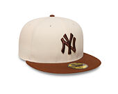 Cap New Era - MLB League Essential 59FIFTY - NY Yankees - Cream / Deep Auburn