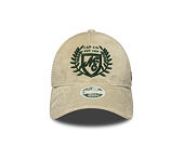 Womens Cap New Era - Branded Velour 9FORTY M-CROWN A-Frame Trucker - Cream