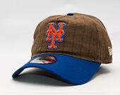 Cap New Era × Three Looms - Chestnut Pinstripe 9TWENTY A-Frame - NY Mets