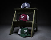 Cap New Era - MLB Essential 9FORTY A-Frame Trucker - Oakland Athletics - Burgundy