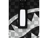 Bag Sprayground - Black And White Drip Check Shark Tote