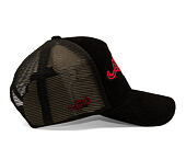 Cap Ed Hardy - Embroidery Applique Cord 5 Panel Trucker Cap - Black