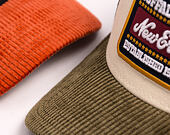 Cap New Era - Branded Patch Cord 9FORTY A-Frame Trucker - Cream / New Olive