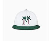 Cap Malbon - Palma Drive Snapback - Bright White/Green