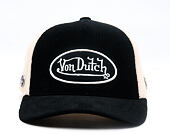 Cap Von Dutch - Corduroy Oval Patch Premium Baseball - Black / Cream