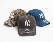 Cap '47 Brand - MLB Contrast Stitch CLEAN UP - NY Yankees - Steel