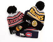 Beanie New Era - NHL Evergreen Wordmark Pom Medium Knit - Montreal Canadiens - Team Color