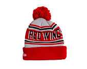 Beanie New Era - NHL Evergreen Wordmark Pom Medium Knit - Detroit Red Wings - Team Color