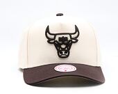 Cap Mitchell & Ness - NBA Brown And Cream Pro Snapback - Chicago Bulls - Cream