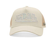 Womens Cap Von Dutch - Felt & TPU Patch Baseball - Beige